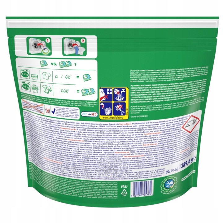 Kapsułki Do Prania kolorów All-in-1 PODS Color 72 szt. Ariel