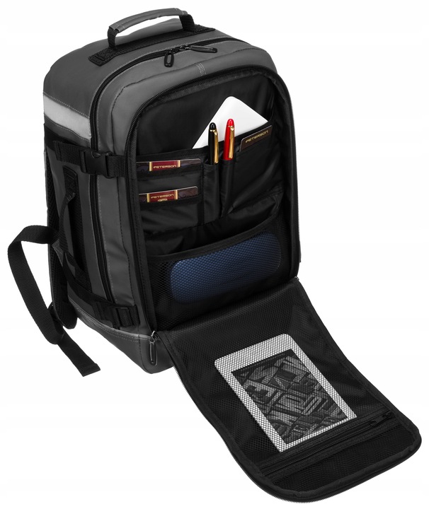 Plecak podróżny kabinowy podręczny pojemny do samolotu Wizzair 40x25x20