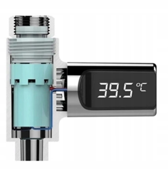 Termometr Prysznicowy Wannowy do Kąpieli pod Prysznic Wanna Wody Kranu