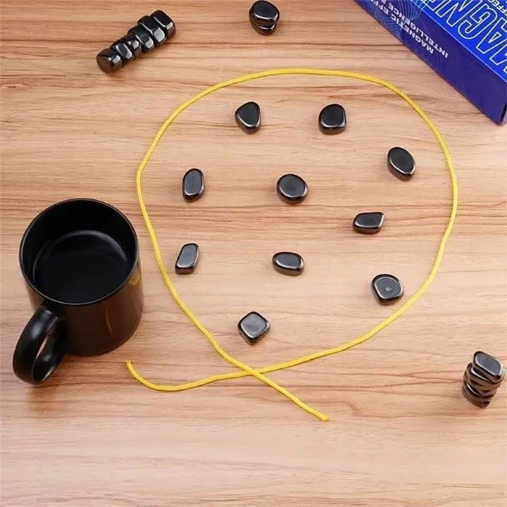 GRA MAGNETYCZNE KAMIENIE 40X STRATEGICZNA EDUKACYJNA GRA PLANSZOWA 40 SZTUK