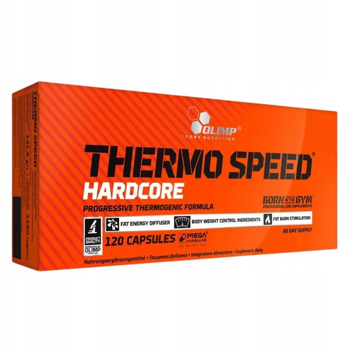 OLIMP THERMO SPEED HARDCORE 30 kaps SPALACZ TŁUSZCZU ODCHUDZANIE METABOLIZM