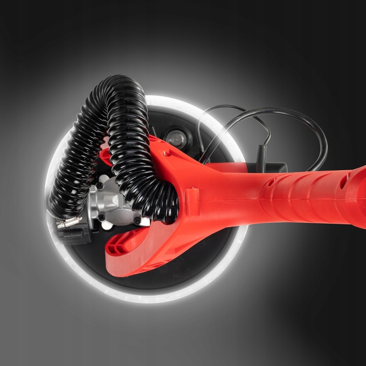 SZLIFIERKA DO GIPSU ŻYRAFA GŁADZI TYNKÓW LED Z ODSYSEM PAPIER WALIZKA