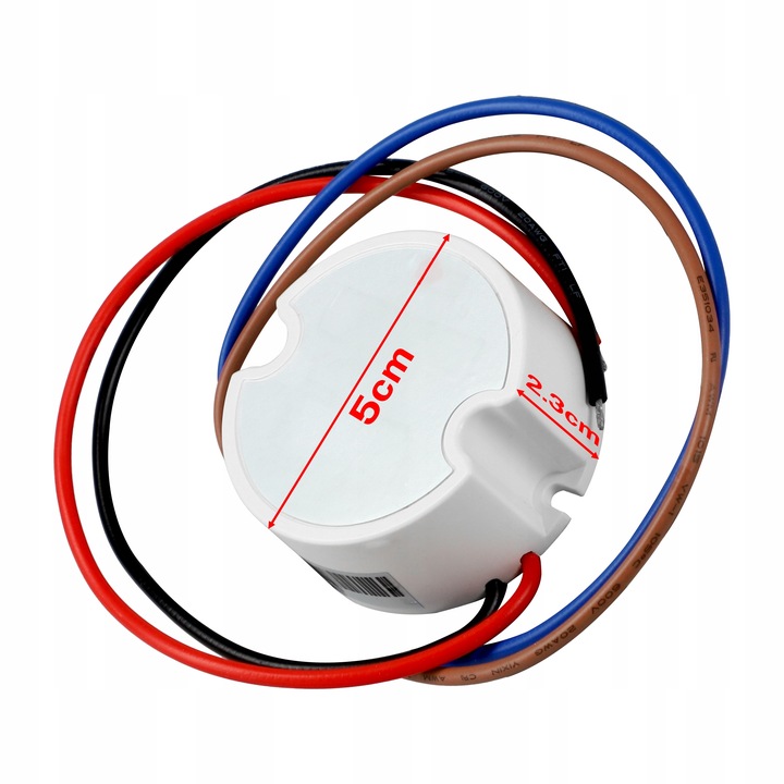 Zasilacz LED 12V 30W 2.5A Do Puszki Tranformator Dopuszkowy Do Taśm