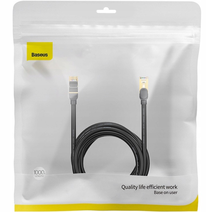 Kabel do internetu Ethernet Cat 7, 10m, Baseus