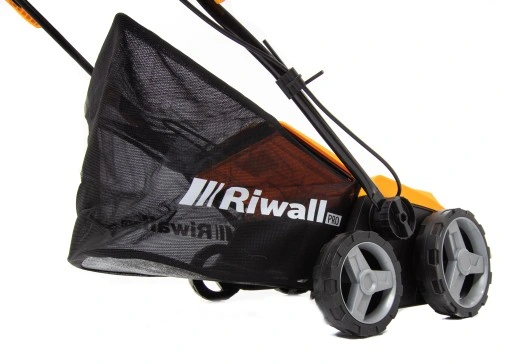 Wertykulator Aerator Elektryczny Riwall 45L 38 cm MOCNY 2400W FREZOWANIE