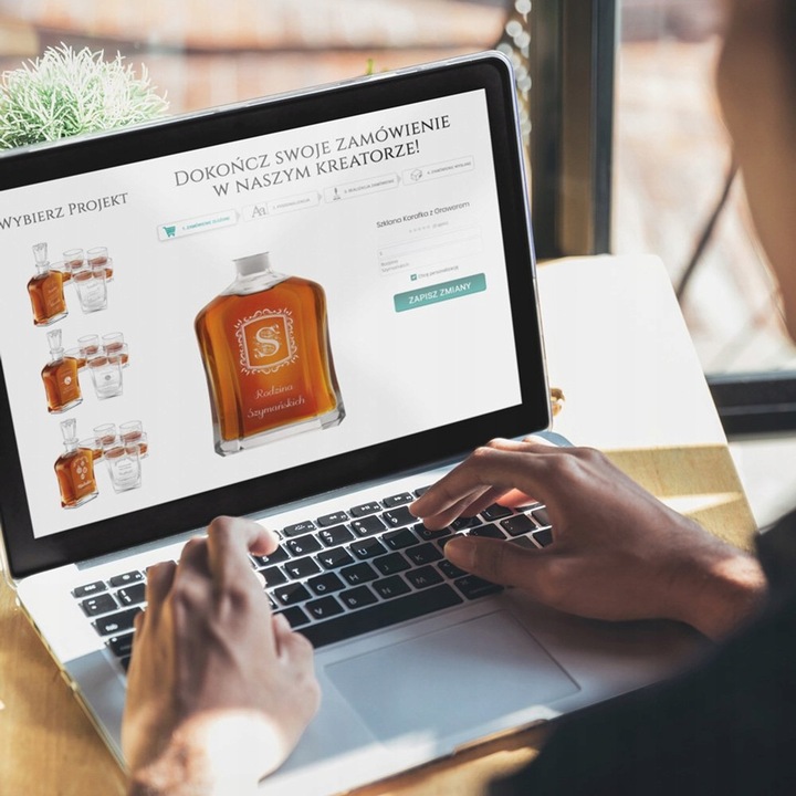 Karafka z Grawerem ze Szklankami Prezent dla Faceta Niego na 50 Urodziny