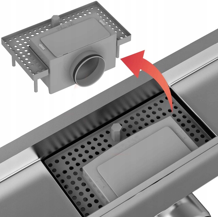 SYFON DO ODPŁYWU LINIOWEGO SITKO DO ODPŁYWU Zestaw Walk in UNIWERSALNY