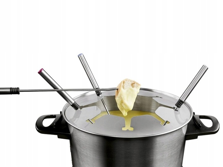 ZESTAW DO FONDUE FOUNDE ELEKTRYCZNY GARNEK DLA 8 OSÓB 1500W 3L 8 X WIDELEC