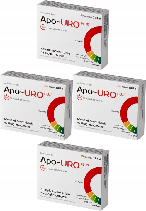 Apo-URO Plus Wsparcie Dróg Moczowych 30 Kapsułek