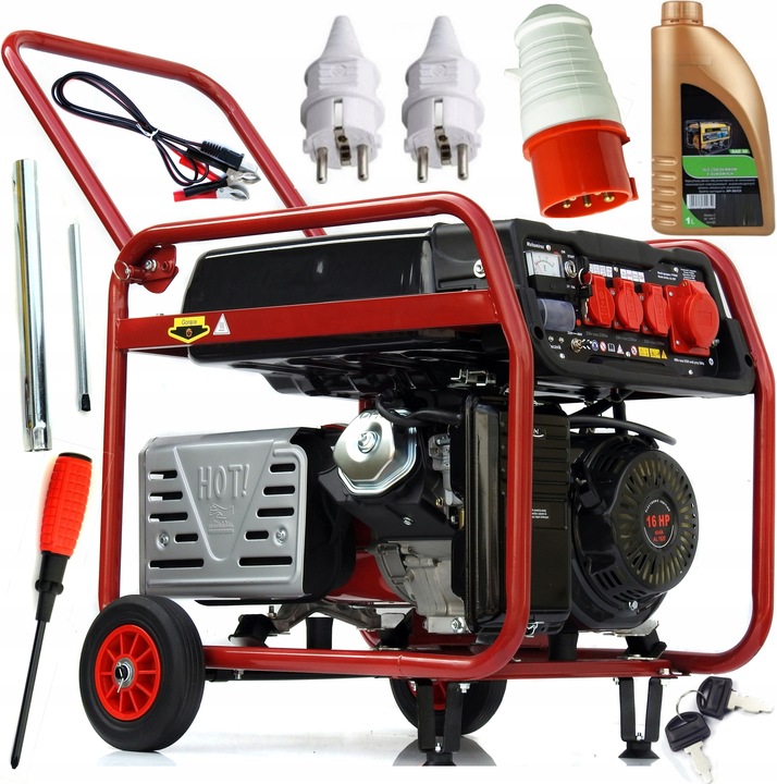 PROFESJONALNY AGREGAT PRĄDOTWÓRCZY 11,8kW ELSTART AVR+ MIEDŹ STOJAN