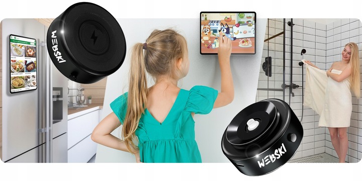 UCHWYT MAGNETYCZNY SAMOCHODOWY Z PRZYSSAWKĄ MAGSAFE QI INDUKCYJNY 15W