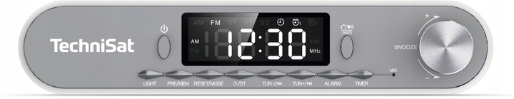 Radio Kuchenne FM Bluetooth Podwieszane Podszafkowe Zegar Timer