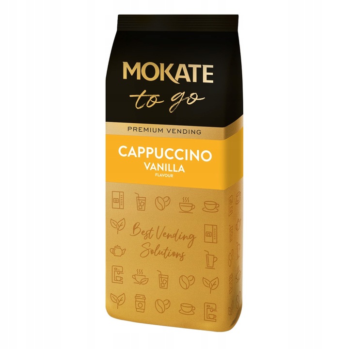Napój Kawowy Kawa Cappuccino Waniliowe 1KG Puszysta Pianka Vending Mokate