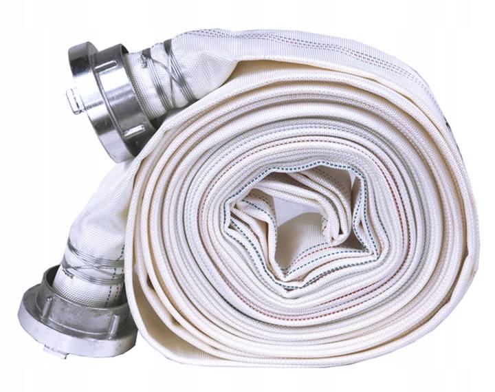 WĄŻ STRAŻACKI PARCIANY DO WODY SZAMBA 2 CALE 30M Z SZYBKOZŁĄCZAMI DO