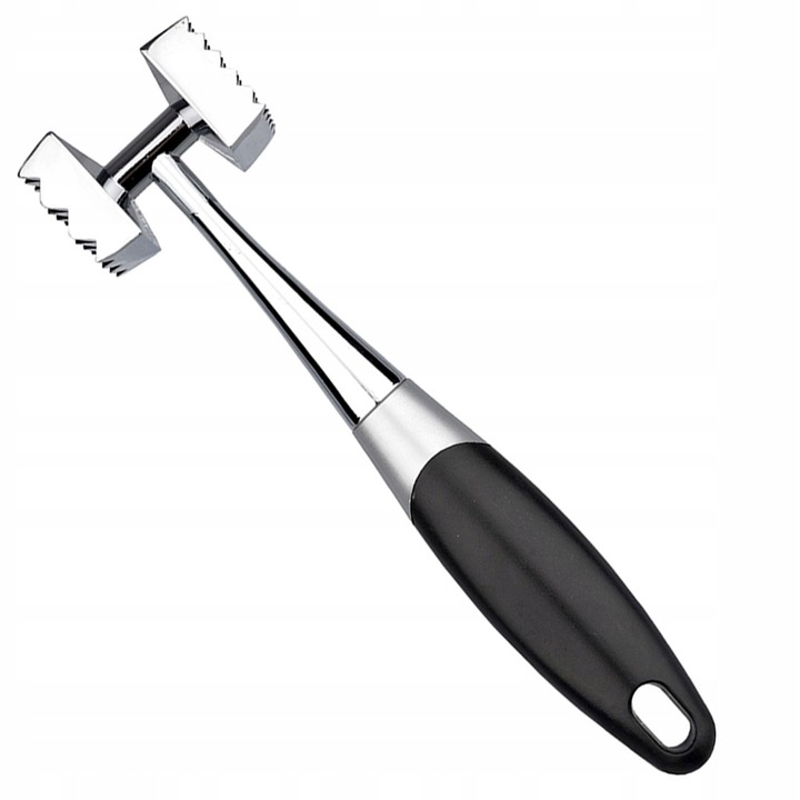 TŁUCZEK DO MIĘSA KOTLETÓW MŁOTEK DWUSTRONNY ROZBIJAK STAL NIERDZEWNA