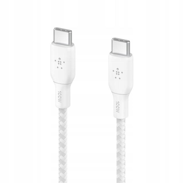 Belkin - Kabel Boost - USB-C do USB-C PD, 5A 100W, z oplotem nylonowym, 2 m