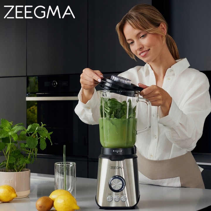 BLENDER KIELICHOWY SZKLANY 1,75L DUŻY sok warzyw owoców koktajli KRUSZY LÓD