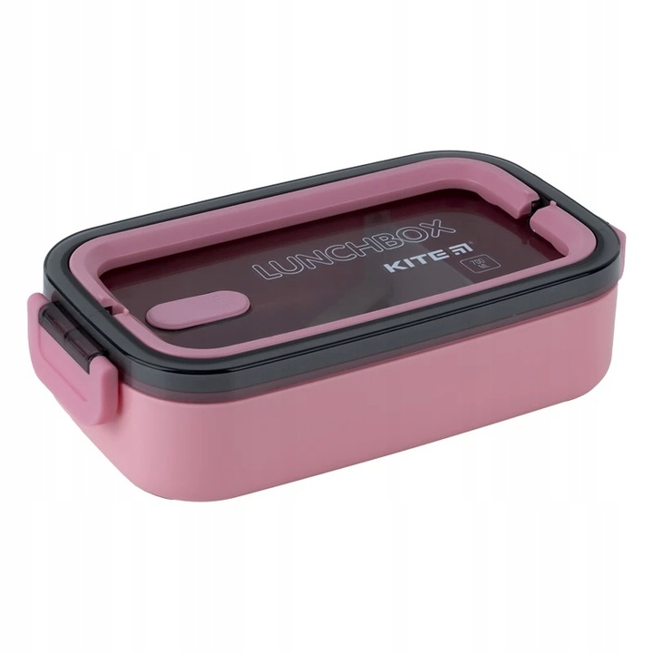 LUNCH BOX ŚNIADANIÓWKA DO SZKOŁY PRZEGRÓDKI 700ml RÓŻOWA KITE