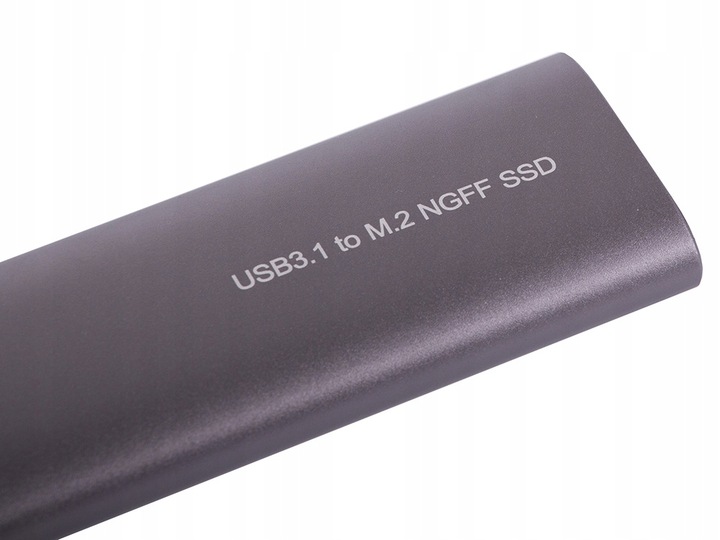 OBUDOWA ADAPTER DYSKU KIESZEŃ M.2 SATA NGFF USB 3.1 USB TYP-C