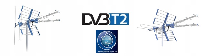 Antena do telewizji naziemnej kierunkowa VHF/UHF Telkom-Telmor W21