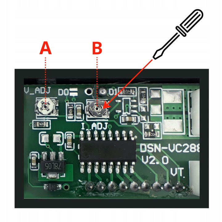 AMPEROMIERZ WOLTOMIERZ PANELOWY 50A 100V NAPIĘCIE PRĄDU STAŁEGO DC 60mV LCD