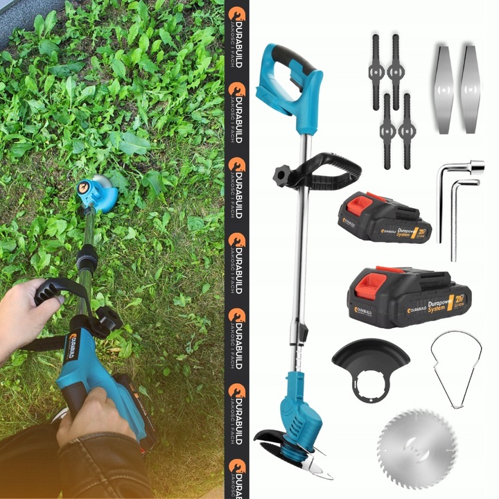 PODKASZARKA AKUMULATOROWA KOSA WYKASZARKA KOSIARKA DO TRAWY DUŻY