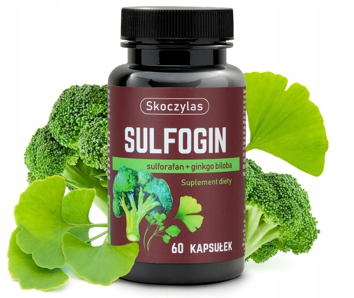 Skoczylas Sulforgan, Ginko Biloba - 60 kapsułek