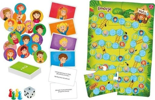 EMOCJE | Gra planszowa dla dzieci i doroszłych | Zabawa i psychologia