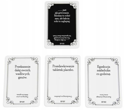 Karty Dżentelmenów. Edycja podstawowa