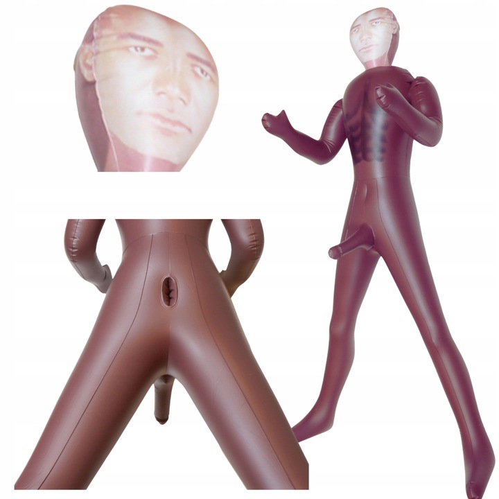 DMUCHANA LALKA FACET murzyn pompowana Z DUŻYM PENISEM WIECZÓR PANIEŃSKI 18