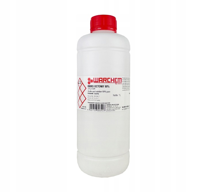 KWAS OCTOWY 80% czysty op.1L WARCHEM
