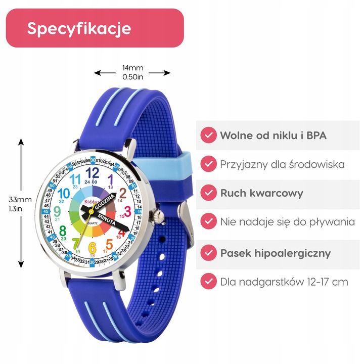 Kiddus Nauczyciel Czasu Polski Niebieski