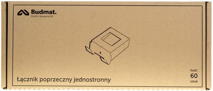 BUDMAT ŁĄCZNIK POPRZECZNY DO PROFILI CD60 GK - 60 SZT