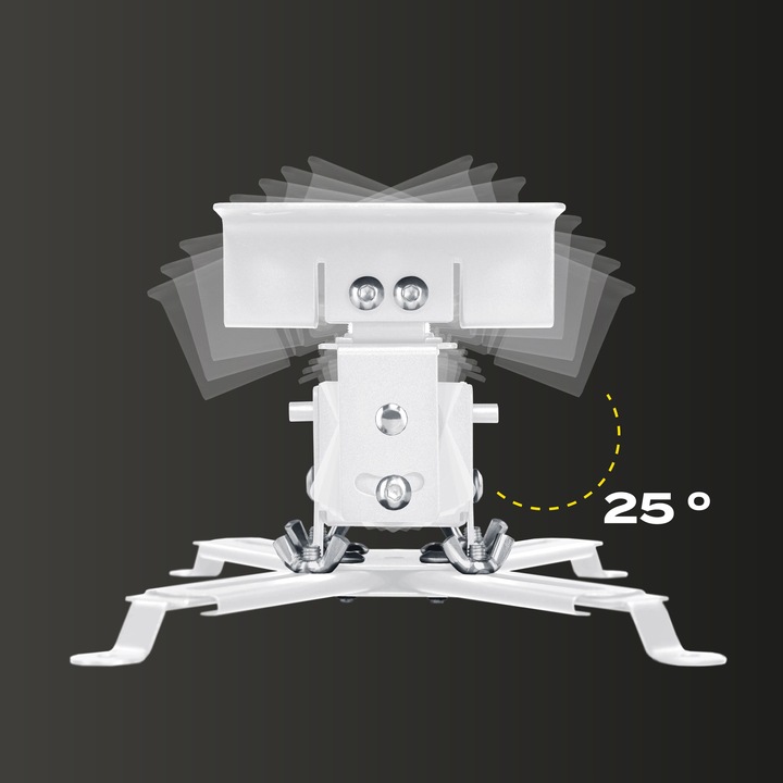 UCHWYT OBROTOWY do projektora Sufitowy Ścienny dł do 65 cm UNIWERSALNY