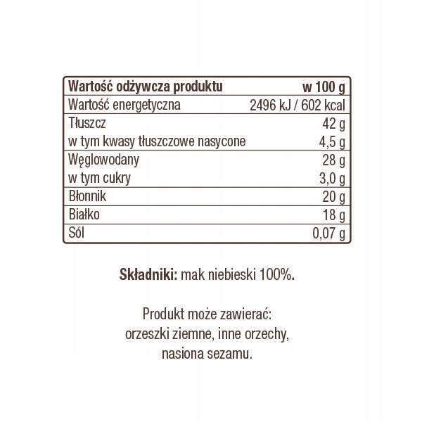 Mak Mielony 1kg Moreso