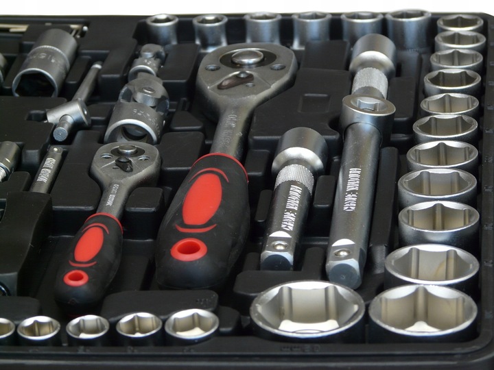 ZESTAW KLUCZY NASADOWYCH KLUCZE NASADOWE 108+ YATO TORX KOMPLET 40 SZTUK