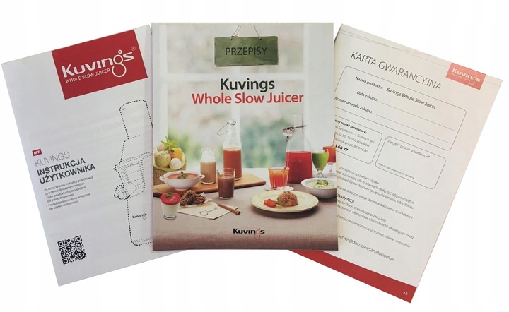 KUVINGS EVO820 Plus WYCISKARKA WOLNOOBROTOWA SOKU