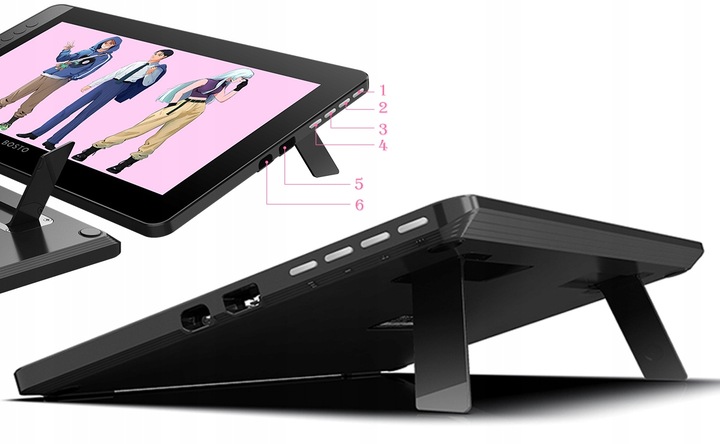 PROFESJONALNY Tablet graficzny BOSTO DOTYK buttons