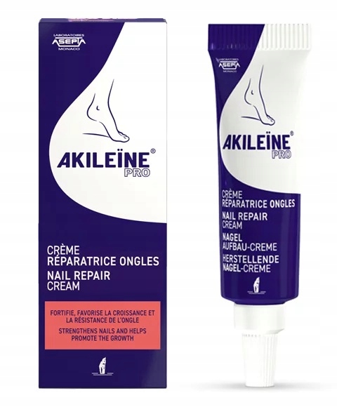 AKILEINE PRO krem do odbudowy paznokci Asepta