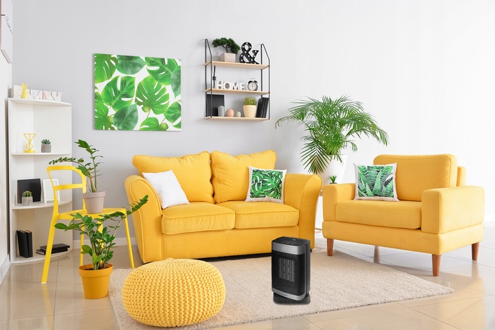 Termowentylator Farelka EBERG NOX Grzejnik elektryczny kolumnowy 1500W