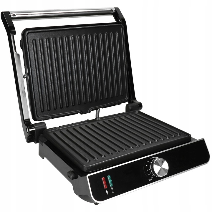 Grill Elektryczny Regulacja Temperatury Powłoka Non-Stick do Zmywarki