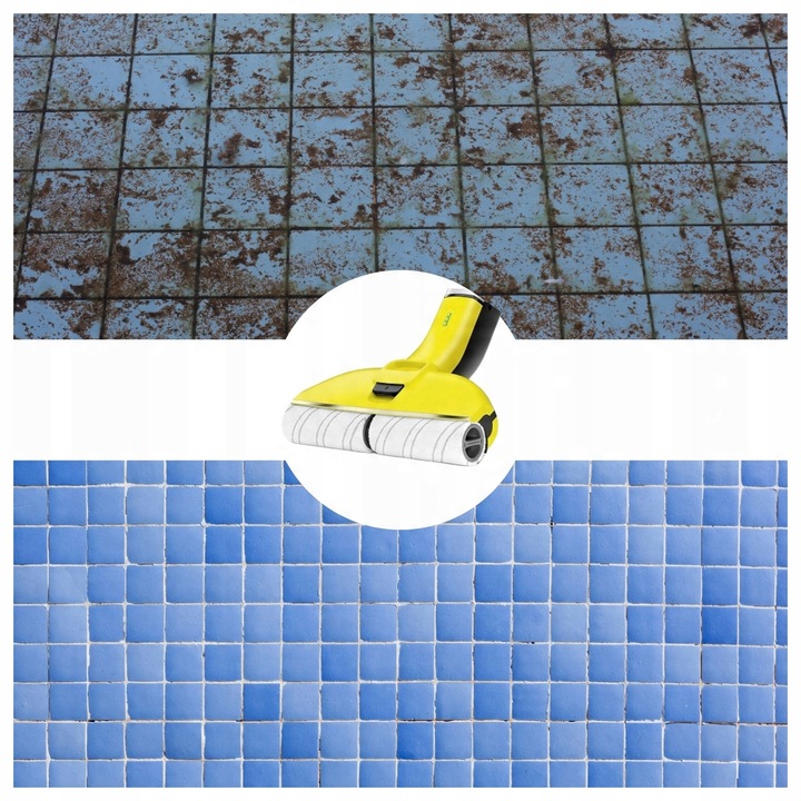 KOMPLET DO MOP KARCHER FC3 FC5 FC7 FC8 4x PADY ROLKI PUREY +PŁYN DO