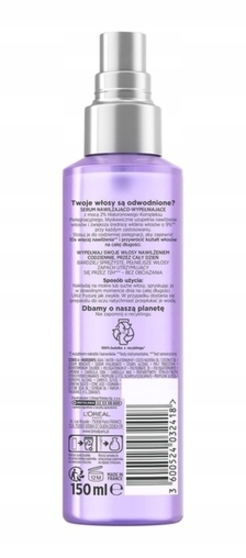 Serum Do Włosów Loreal Elseve Hyaluron Plump Nawilżająco-Wypełniające 150ml