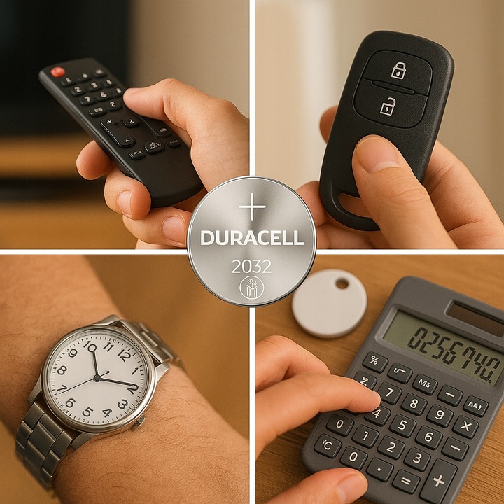 10x Duracell CR2032 HSDC - bateria litowa 3V do pilotów, wag i