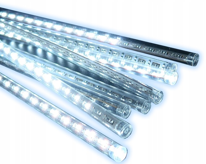 METEORY 50 CM LAMPKI PADAJĄCY ŚNIEG OŚWIETLENIE ŚWIĄTECZNE IP44 SOPLE LED
