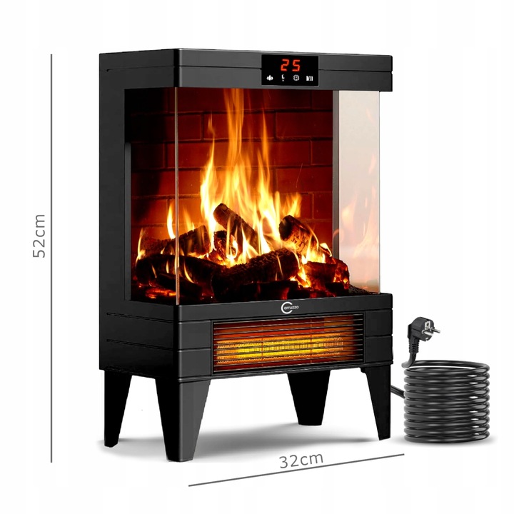 GRZEJNIK ELEKTRYCZNY KOMINEK FARELKA domowy łazienkowy MOCNY Z