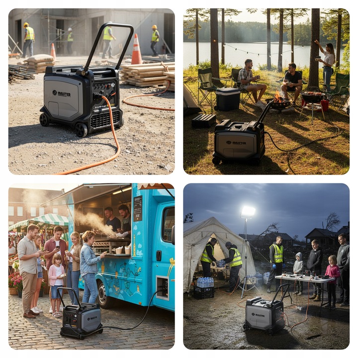 INWERTOROWY AGREGAT PRĄDOTWÓRCZY Cichy Miedziany AVR Majster 0662