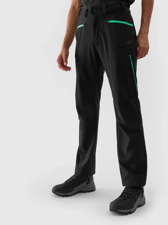 SPODNIE TREKKINGOWE MĘSKIE 4F ROBOCZE Z MEMBRANĄ ELASTYCZNE SPORT AW23M363