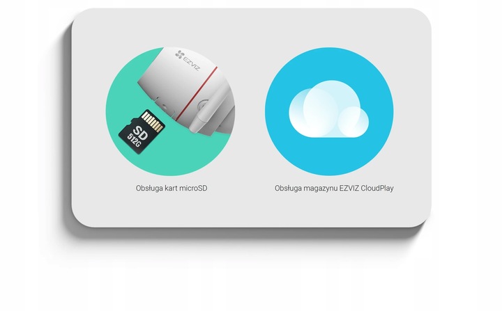 KAMERA BEZPRZEWODOWA EZVIZ H3C WIFI APLIKACJA Full HD IR 30m DO MONITORINGU