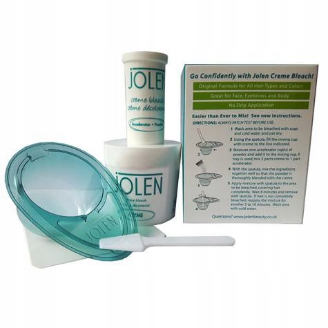 JOLEN ROZJAŚNIACZ DO WŁOSKÓW WŁOSÓW NA TWARZY BRWI CIELE RĘKACH WĄSIKA